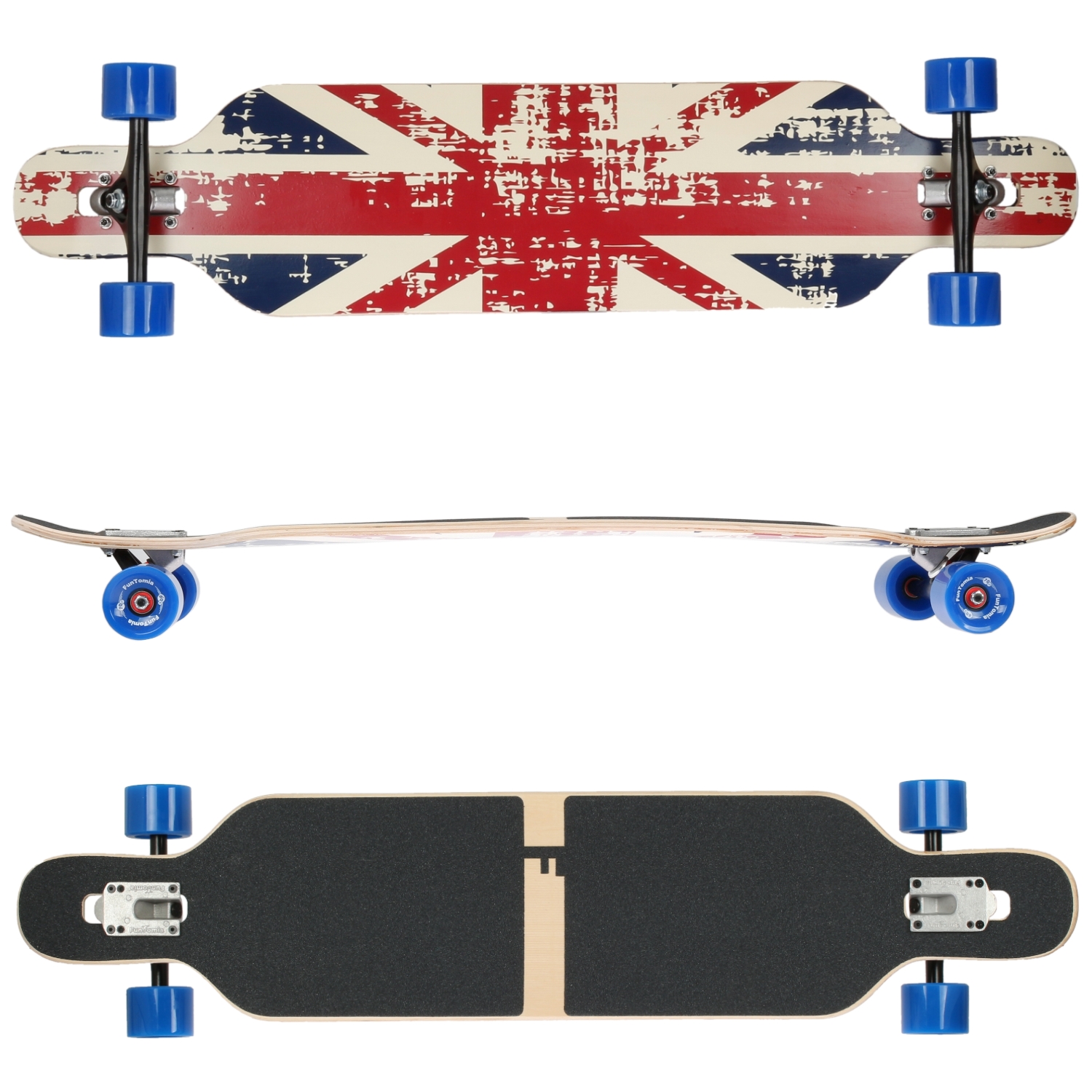 (England) Camber Longboard aus Ahornholz