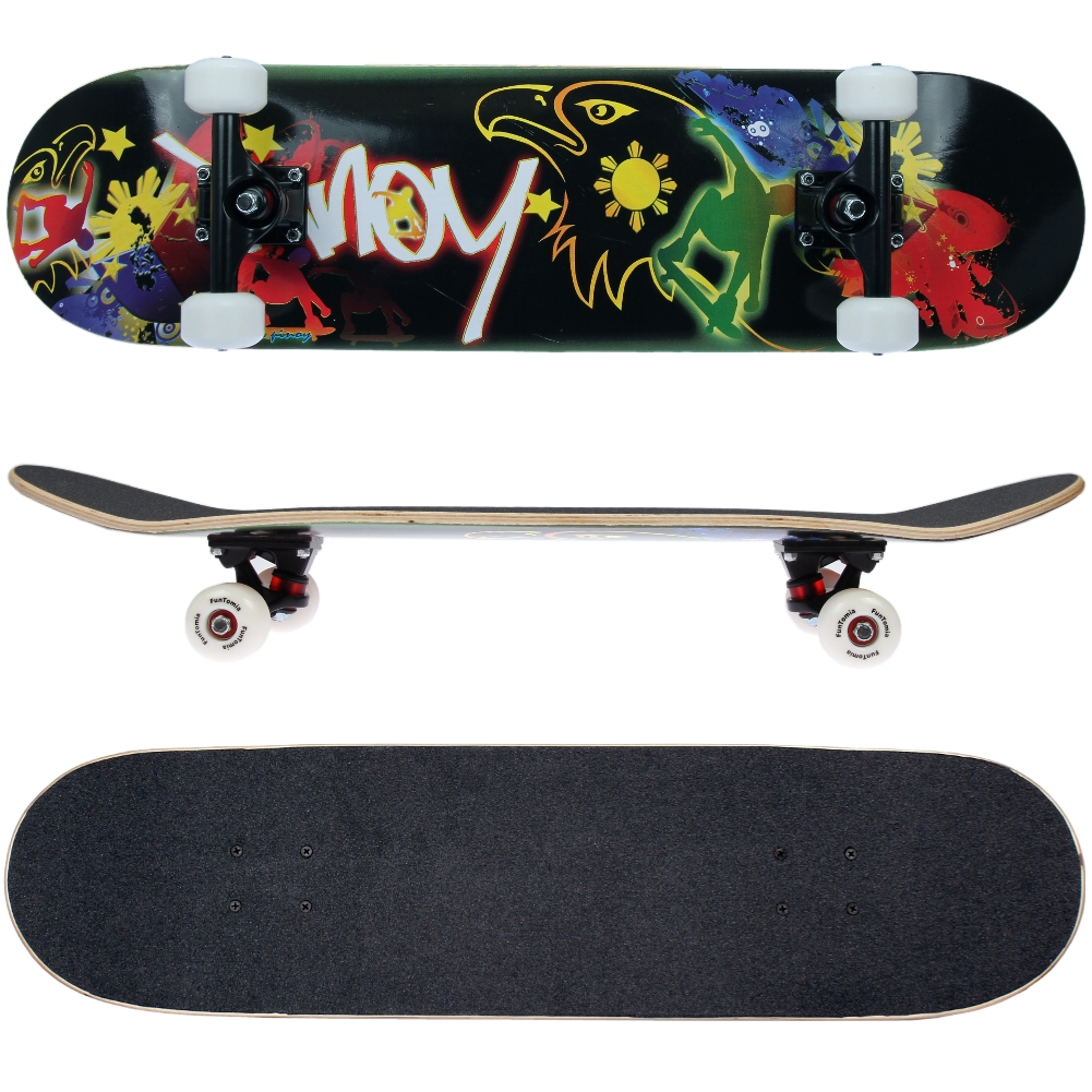 FunTomia Skateboard mit ABEC-9 Kugellager (Adler)