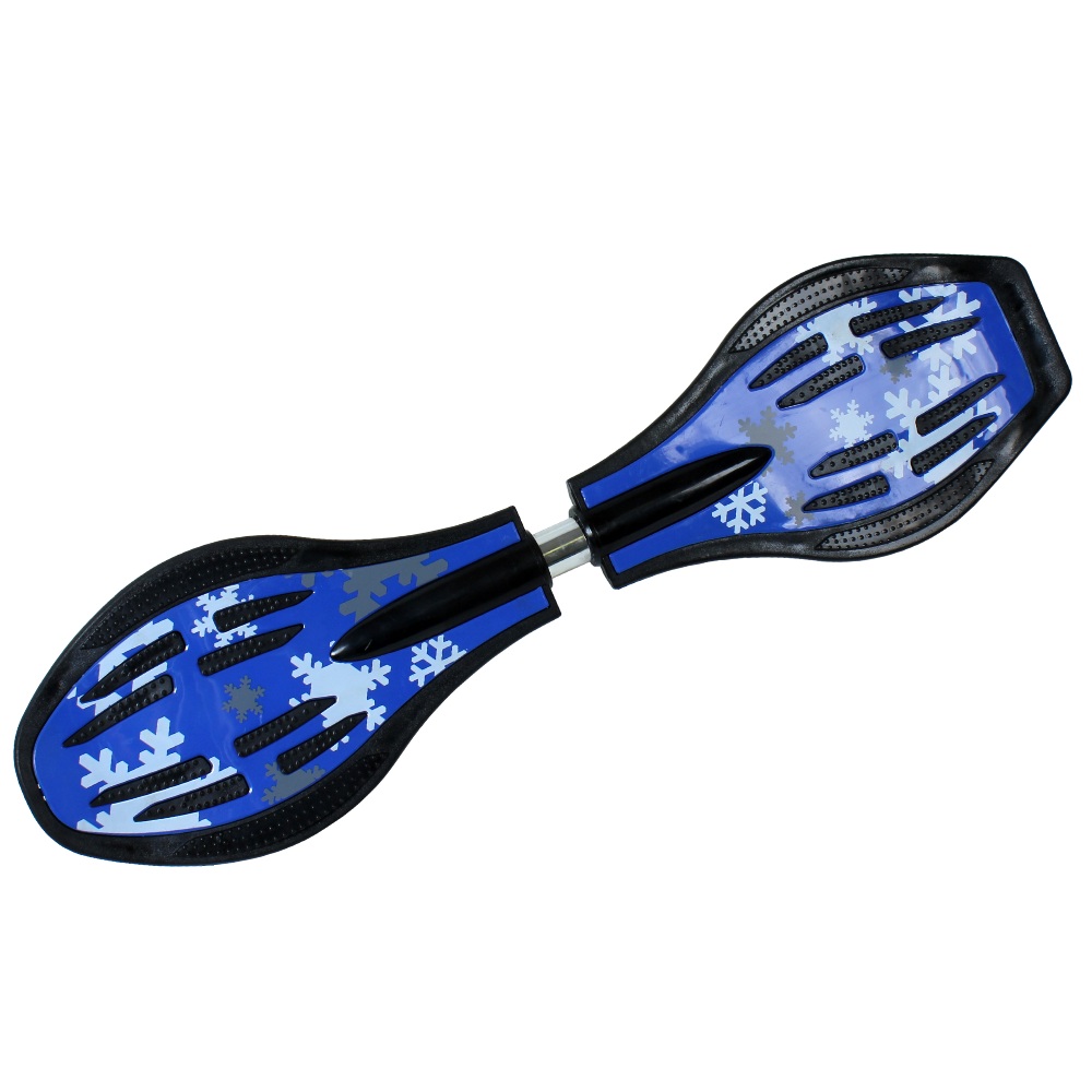 FunTomia Waveboard Original ABEC9 Kugellager (blau/Schneeflocke)