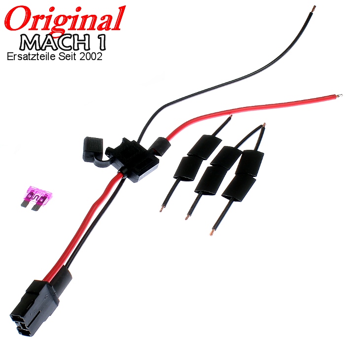 36V / 48V Akku Kabel Satz + Sicherung für Mach1 Elektro E-Scooter Kabelsatz