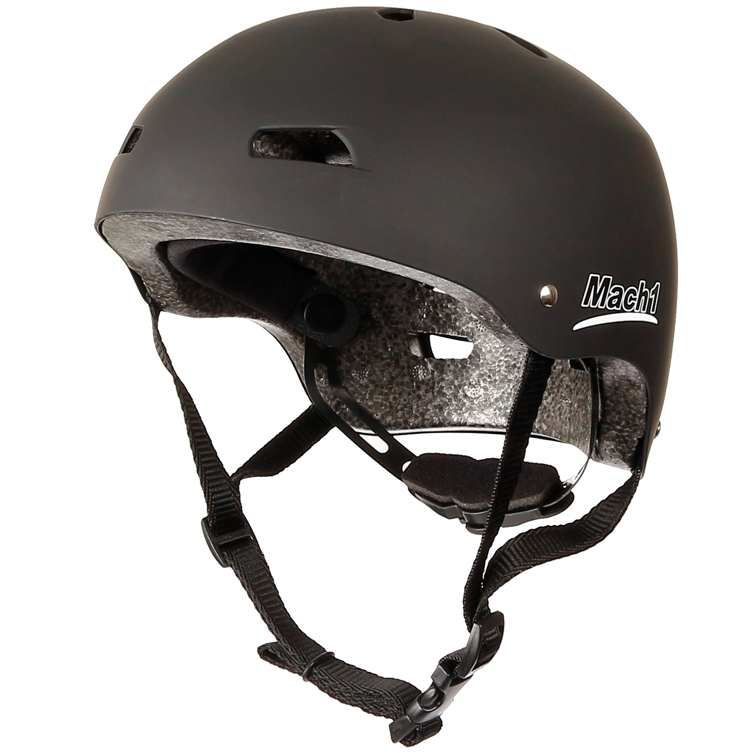 Mach1 Skaterhelm – schwarz matt