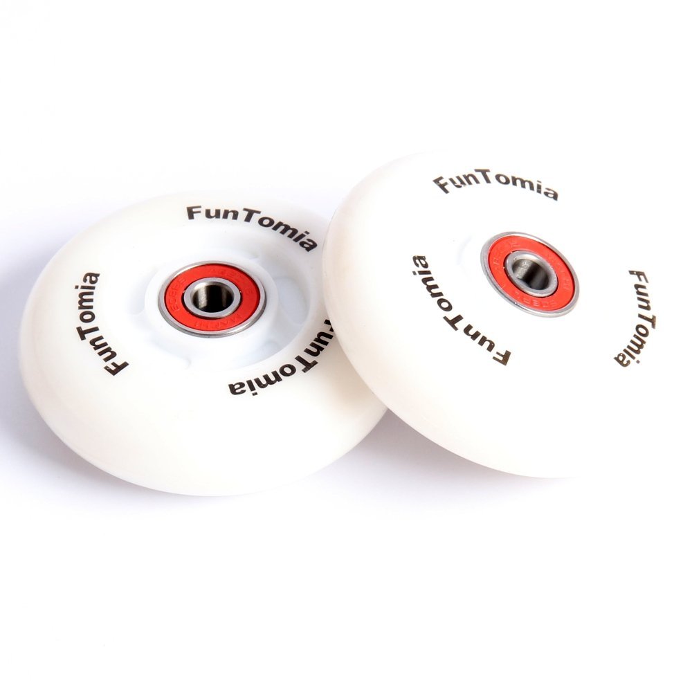 2× FunTomia LED Leuchtrollen für Waveboard – inkl. ABEC-9 Kugellager