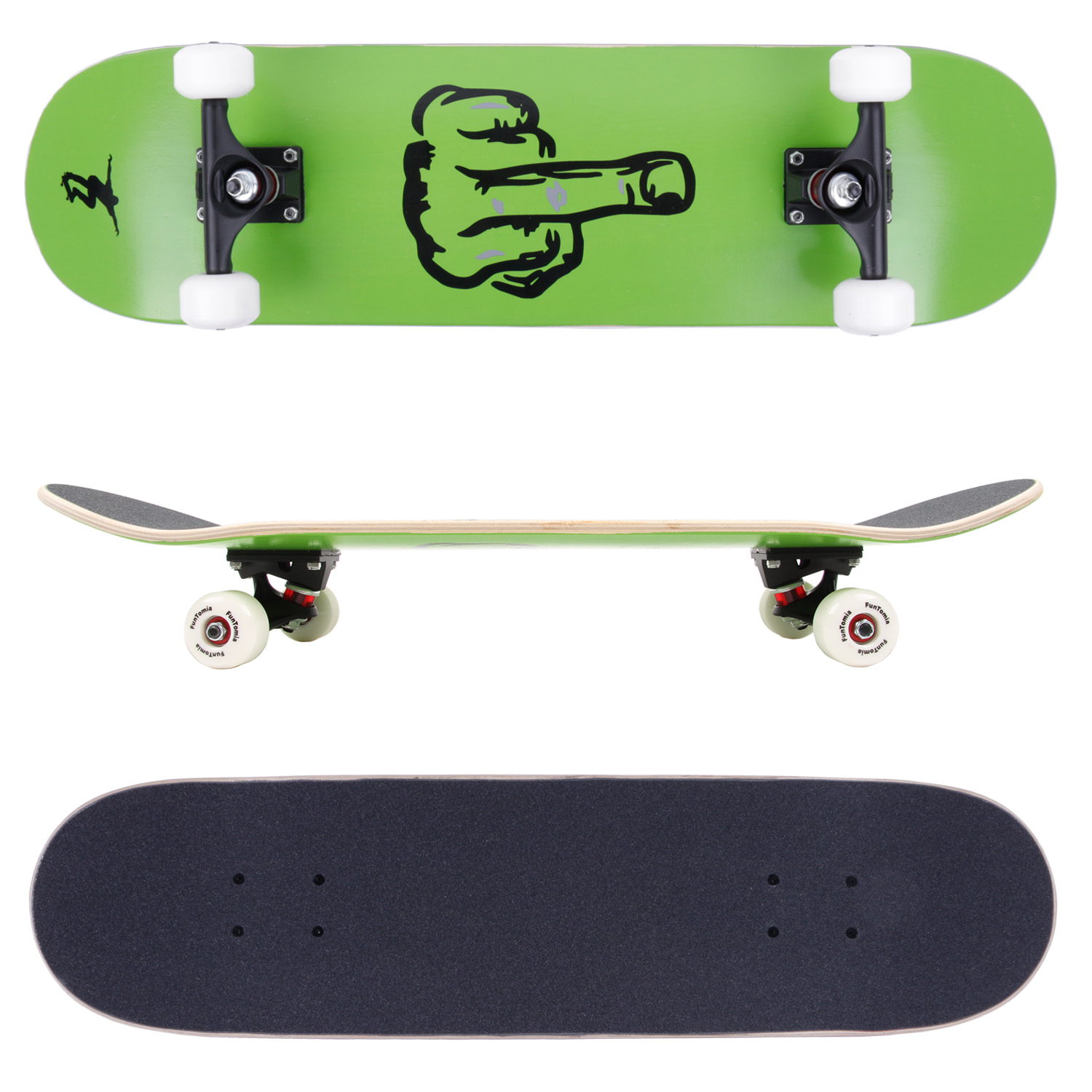 FunTomia Skateboard mit ABEC-9 Kugellager (Finger)