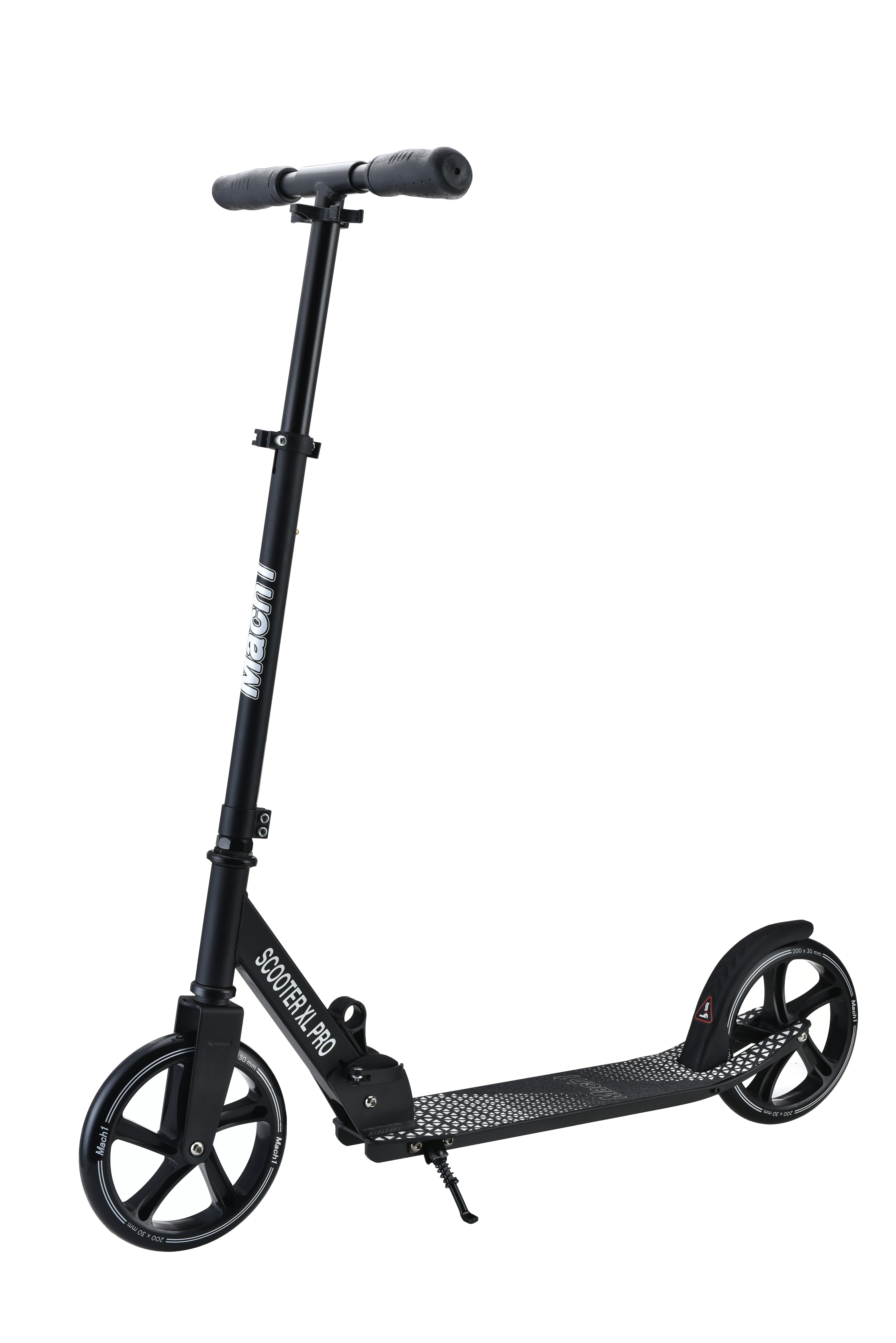 Mach1 XL Pro City-Scooter – 200 mm Rollen (schwarz)