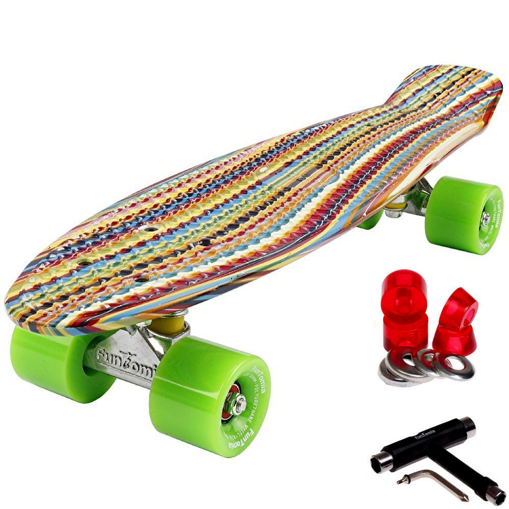 FunTomia Mini-Board Cruiser inkl. ABEC-9 Kugellager